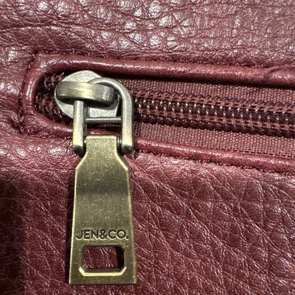 NWT Jen & Co. Marie Vegan Crossbody Trendy Design Adjustable Removable Strap - Picture 7 of 10